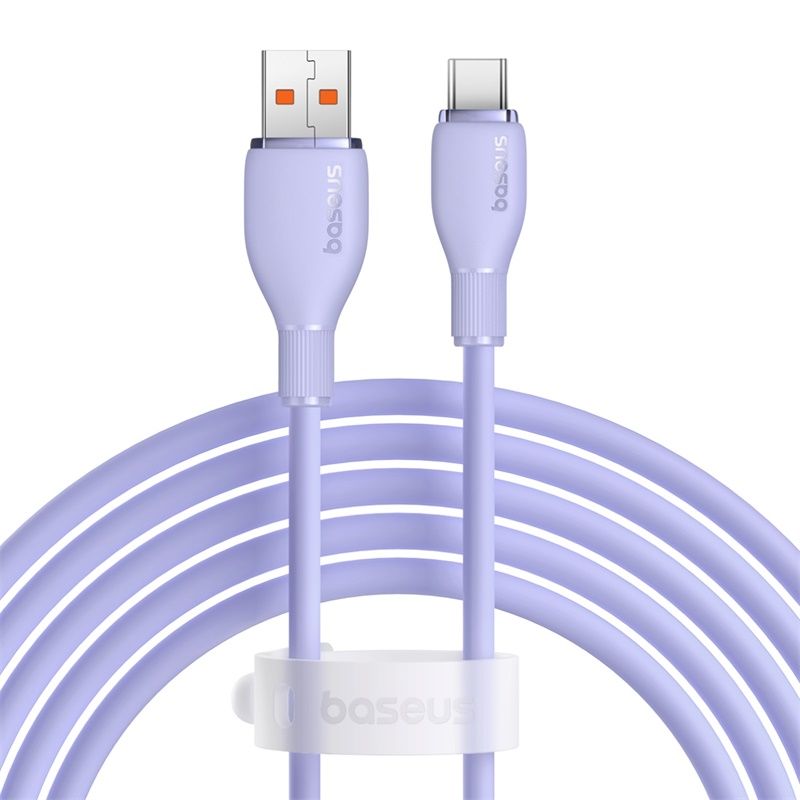 Baseus Pudding Series Fast Charging Cable USB to Type C 100W 2m - Nebula Purple