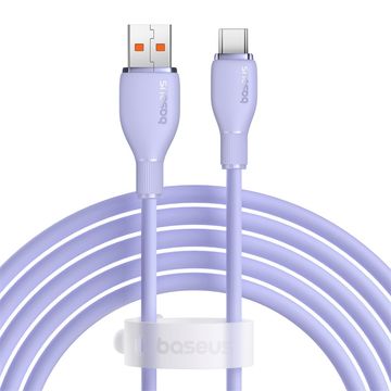 Baseus Pudding Series Fast Charging Cable USB to Type C 100W 2m - Nebula Purple