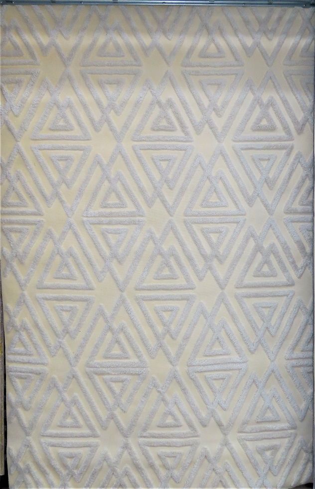 Canvas Polyester 3D Rug cream 160cm x 230cm