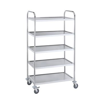 Stainless steel tea trolley (5 tier) SmartChef