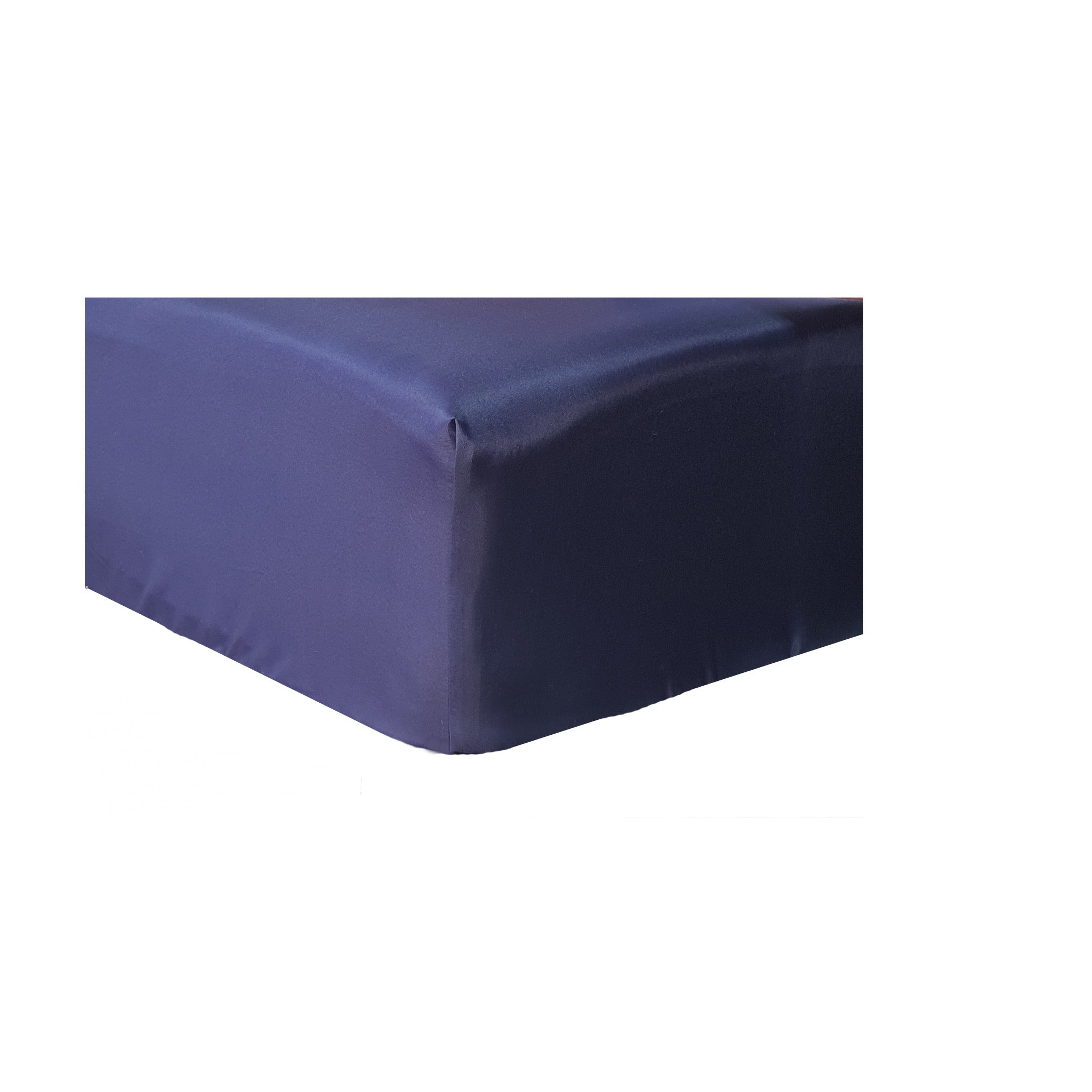 Microfibre - Fitted Sheet - Navy - Queen