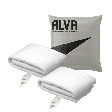 ALVA 2Pack of Single Tie-Down Electric Blanket 75x150 Single Controller 12 Month Warranty
