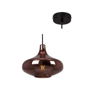 Larissa Pendant Transparent Copper 270mm