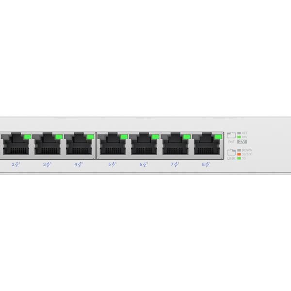 Ubiquiti Uisp Switch - 8 Port Gigabit Poe With 110W Power And 1 Sfp Uisp-S