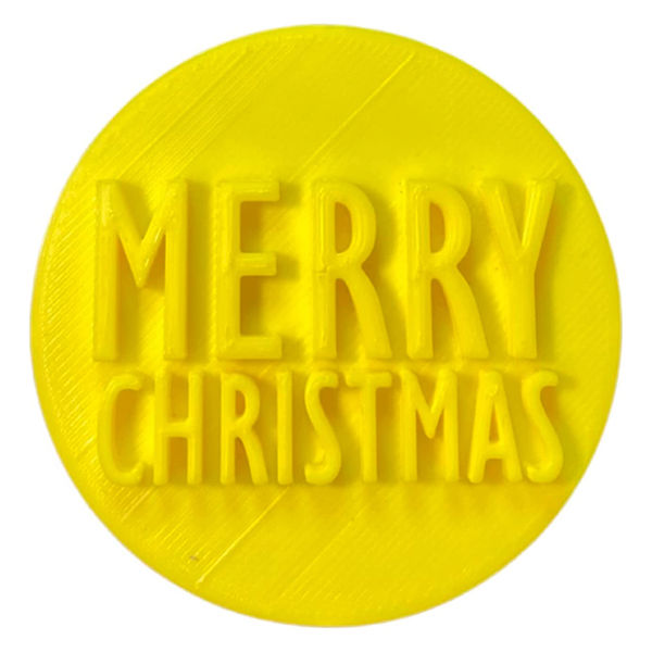 Home Hub 'Merry Christmas' Cookie Embosser