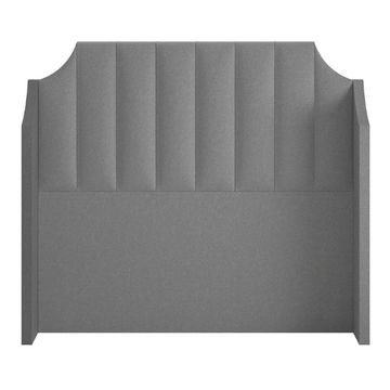 Zenia Arched Headboard King -Linen Grey