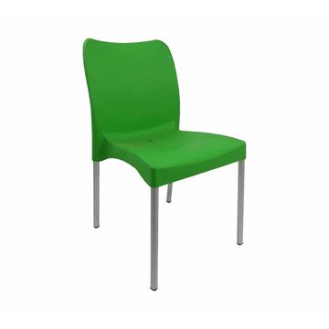 Vividitto - Heavy Duty armless Café Chair -Lime Green