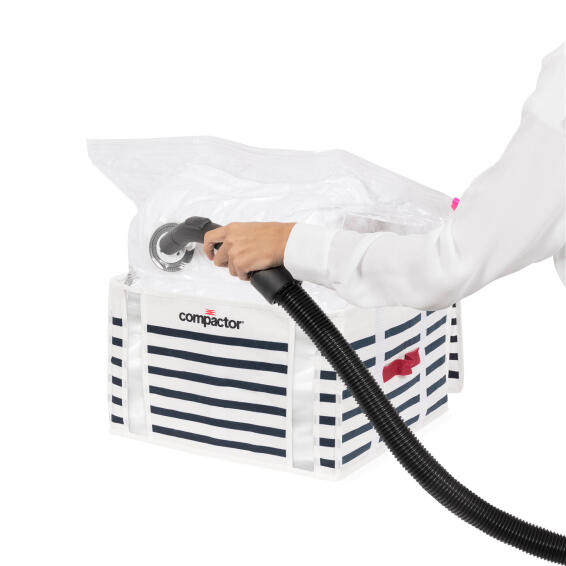 Compactor marine vacuum box semi rigid blue & white w42cmxd40cmxh25cm