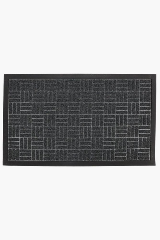 PVC Geometric Door Mat – 45x75cm Heavy-Duty Non-Slip Dirt Scraper Mat