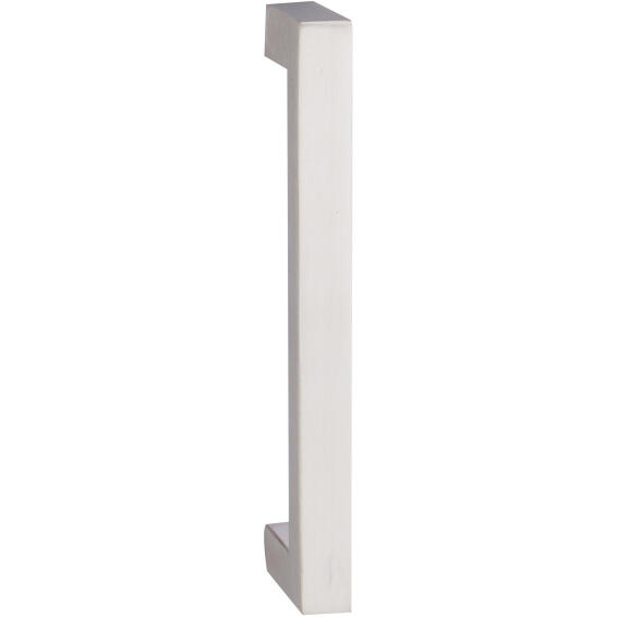 Cabinet pull handle brushed nickel square 96mm inspire