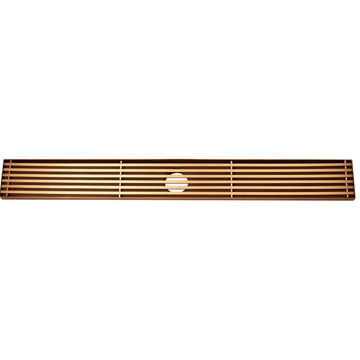 Devario Premio Shower Channel Grate  600mm S/S -Rose Gold