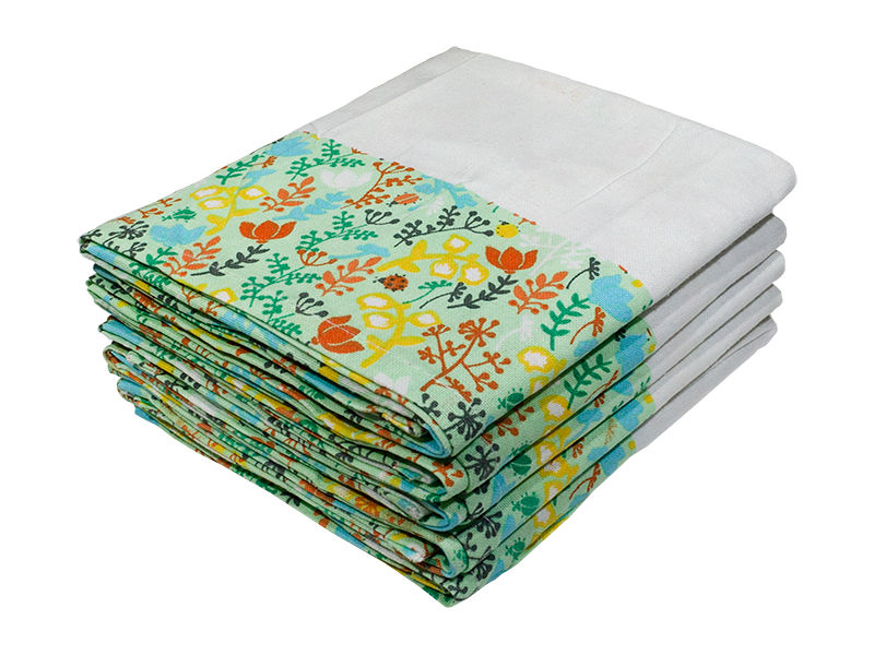 Bunty's Kitchen Towel - Design 2686 - 045x070cms - (05 Pc Pack) - Flowers