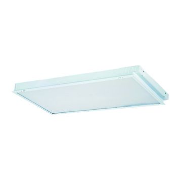 Recessed Prismatic Light Fitting For LED 1200x600mm