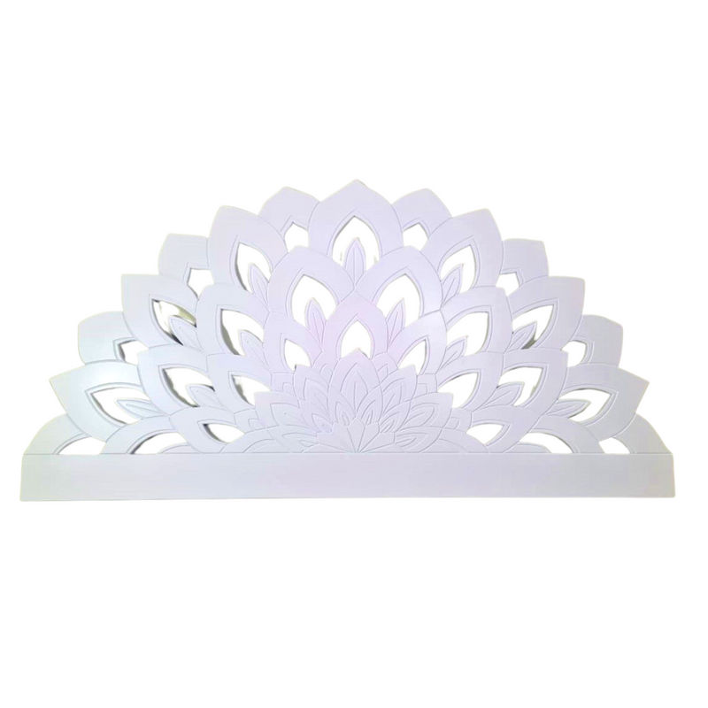 Lotus Design PVC Headboard - White - King