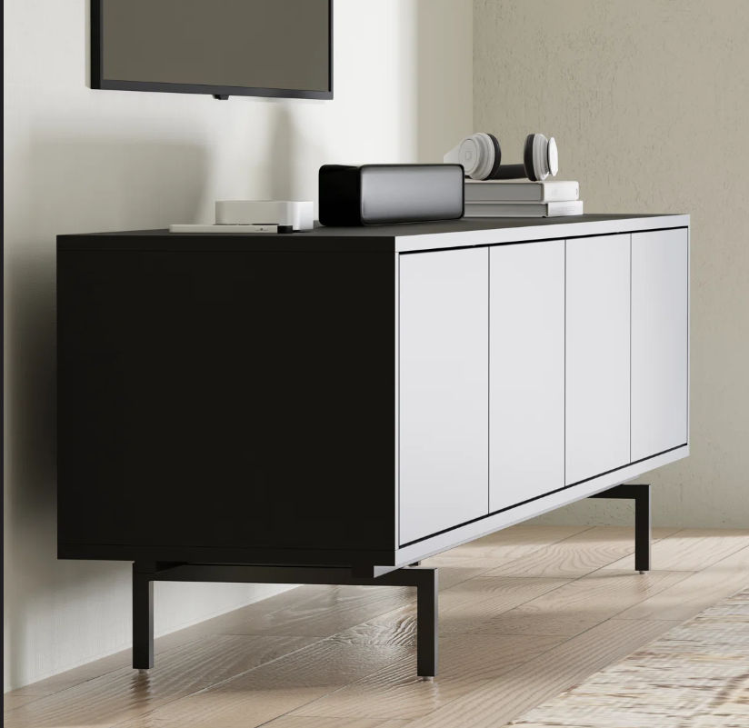 GreenLine Interiors Fabain Tv Stand Black