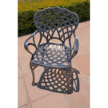 Ageless & Beautiful!   Cast Aluminium Patio Chair - King Diamond Chair
