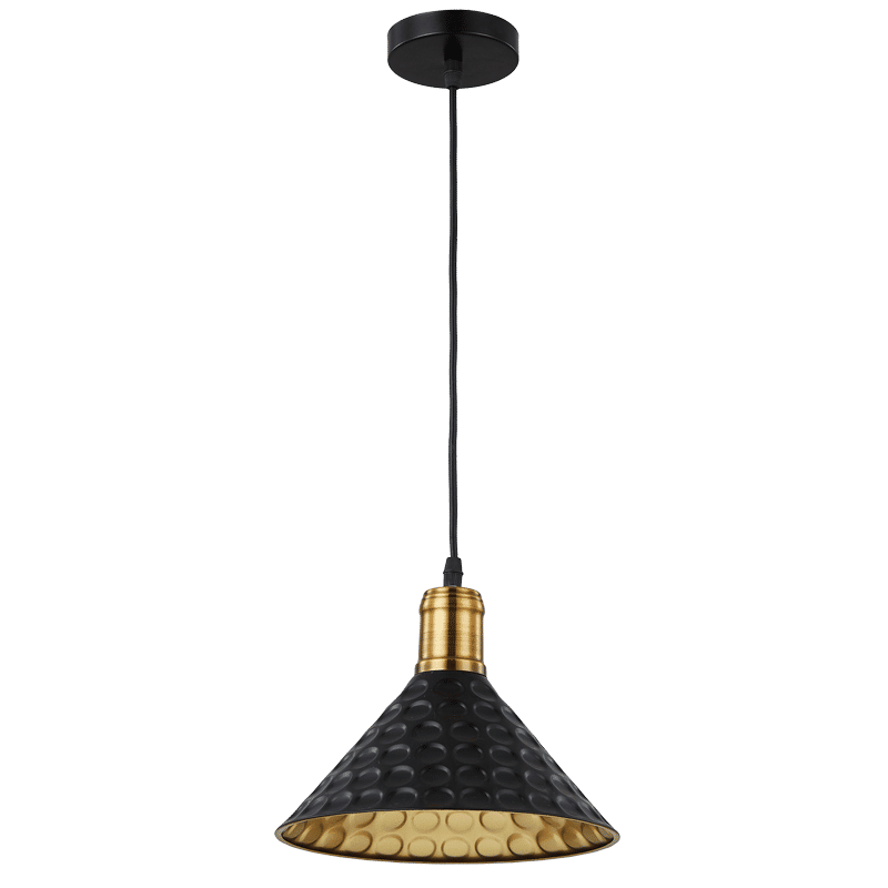 Iron Pendant with Black Cord
