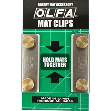 OLFA CLIPS PAIR HOLDS 2 OR MORE MATS TOGETHER FITS ALL MAT BRANDS