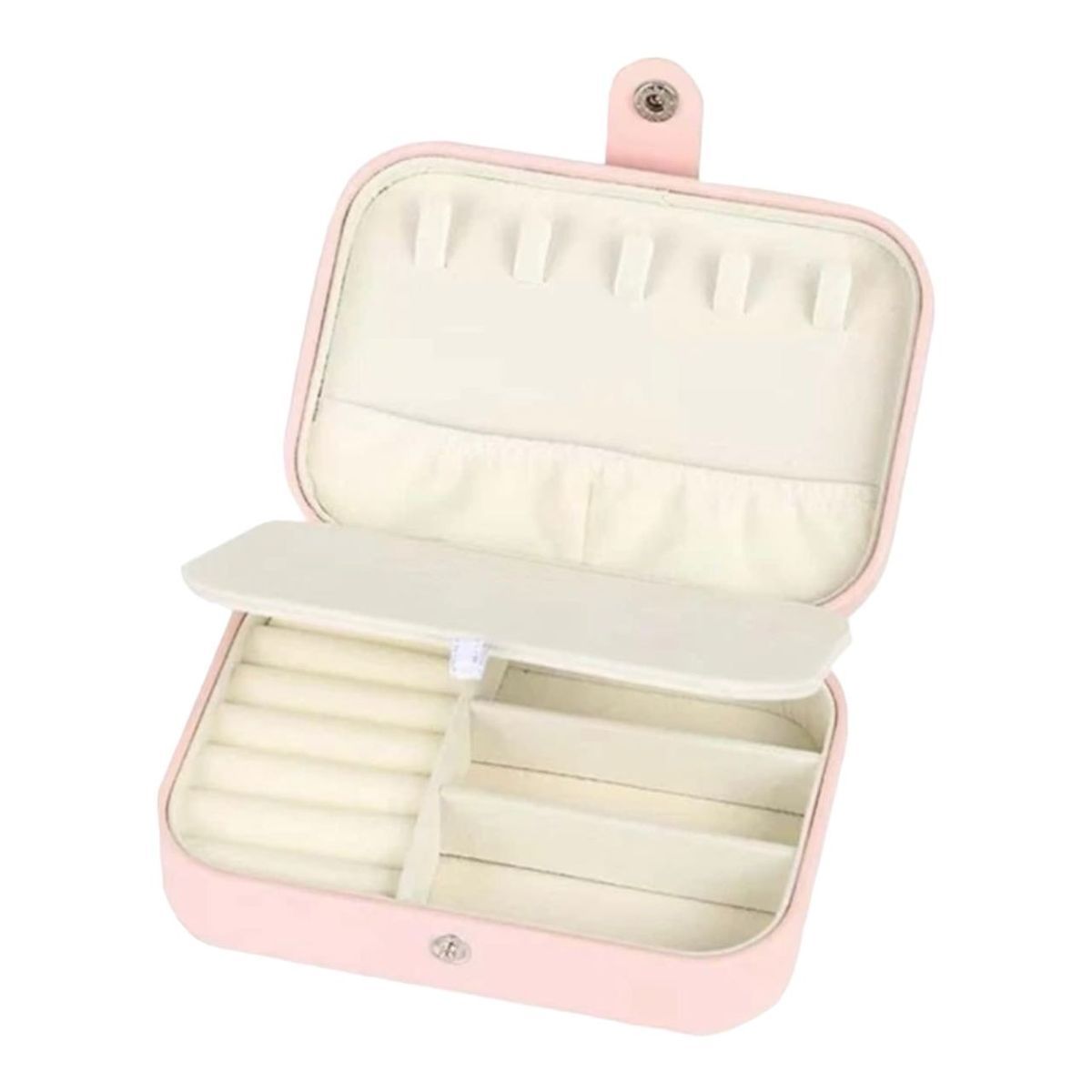 Portable Travel Jewelry Organizer Case-PINK