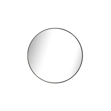 Paramount Mirrors & Prints - Black Metal Frame Round 500x500