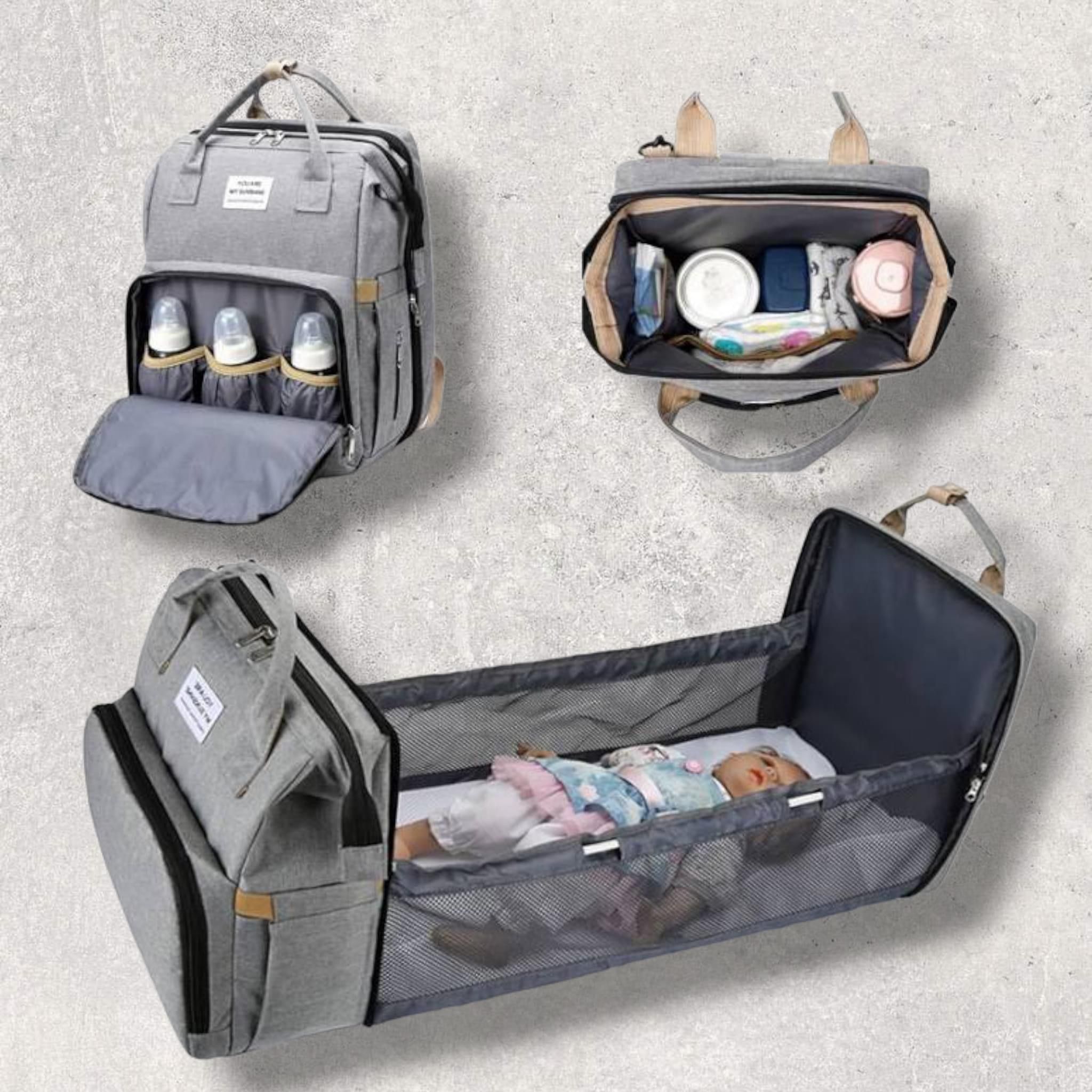Babybuggz Diaperbag Packpack Oxford - Grey