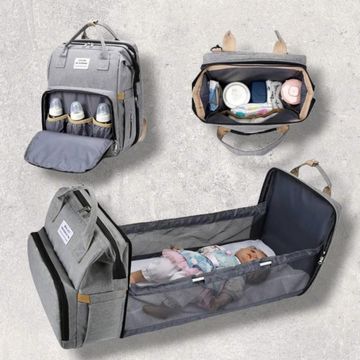 Babybuggz Diaperbag Packpack Oxford - Grey