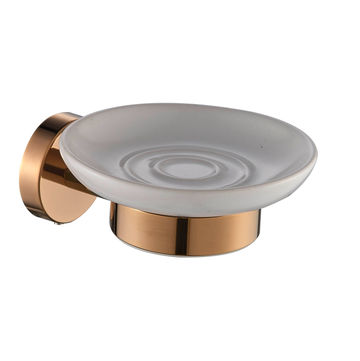 MILAN ROSE GOLD SOAP HOLDER