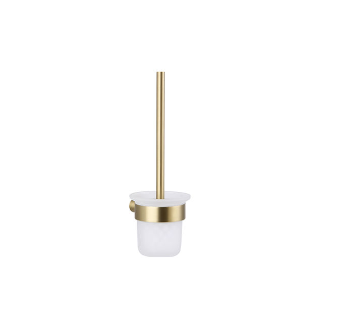 Devario Premio Toilet Brush Round -Brushed Gold