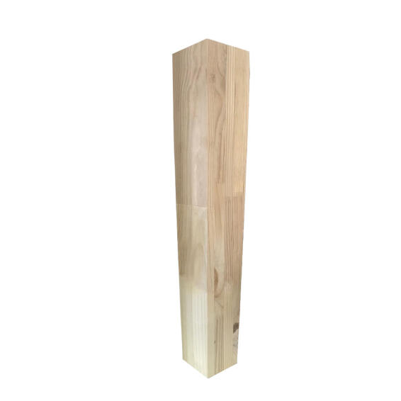 Wooden table leg taper H750x130x130mm woodturner