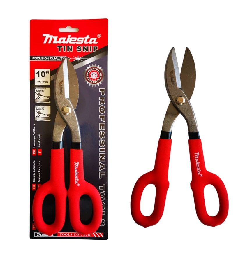 Majesta Tin Snips Scissor Type 250mm