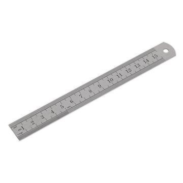 Steel Rule 150mm/6", SEALEY UK