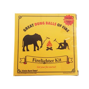 Eco-Friendly Elephant Dung Firelighter Kit