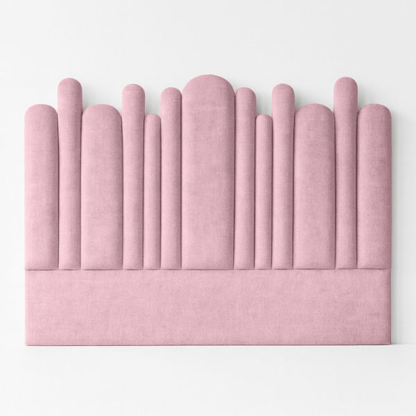 Yardley Artisty Overlap Linen Headboard Only King Berry Sorbet