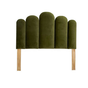 Boudior Ice-Cream Headboard -Emerald Green- Double