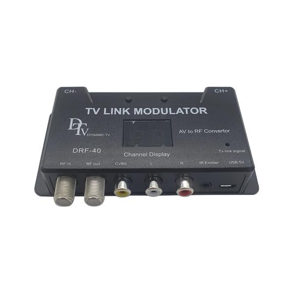 DTV TV Link Modulator - AV to RF & IR Extender (DRF-40)