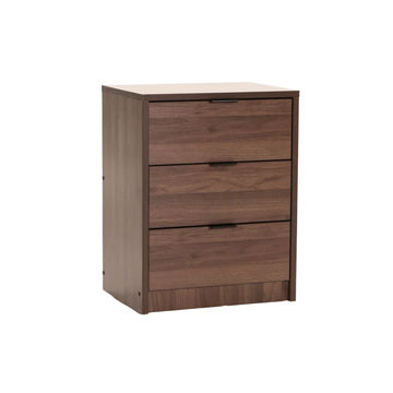 Vividitto - Ruzeiza 3 Drawer Pedestal - Walnut