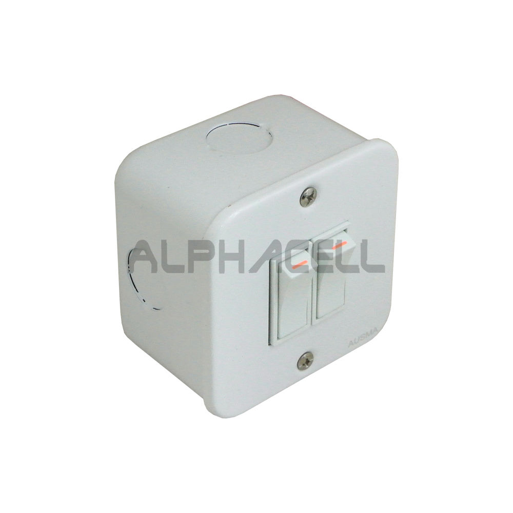 SWITCH INDUSTRIAL - 2 LEVER(white)