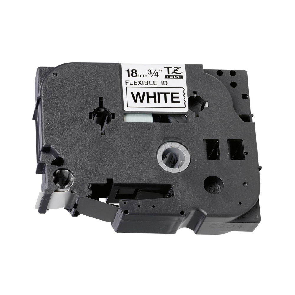 Brother TZ-FX241 Flexible - Compatible Label Tape (Black On White) 18mm*8m