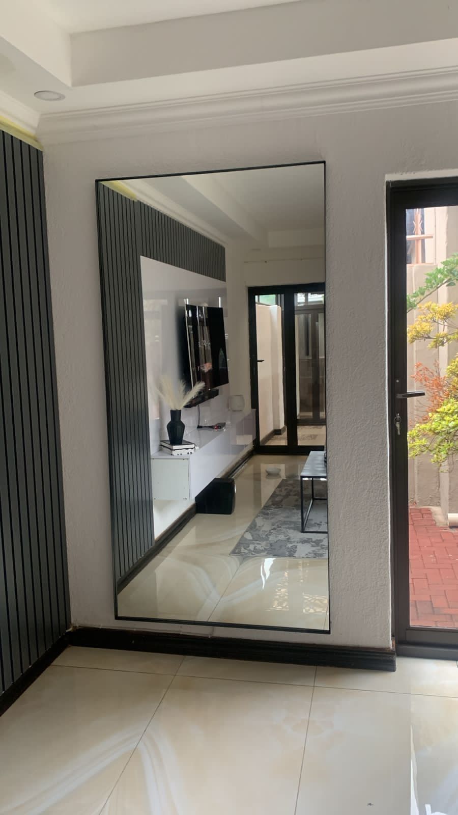 Rectangle Full Length Mirror - Black Decorative Mirror