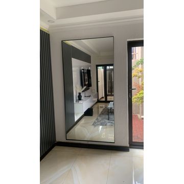 Rectangle Full Length Mirror - Black Decorative Mirror