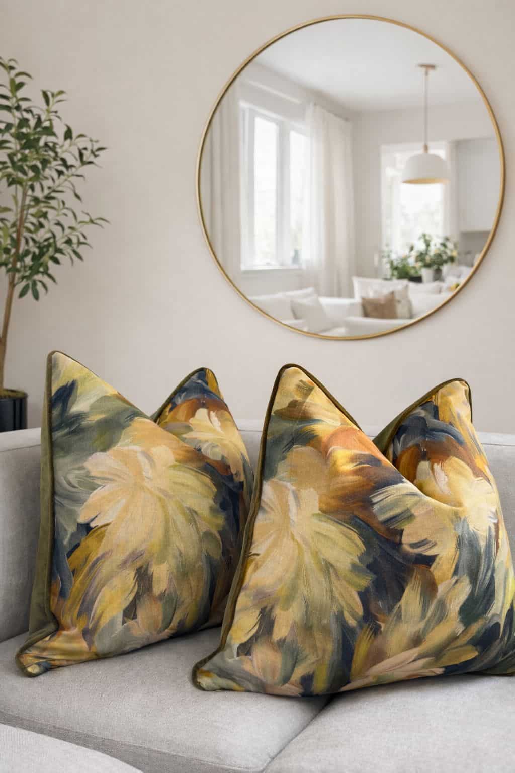 Plush “Monet Muse” Cushions