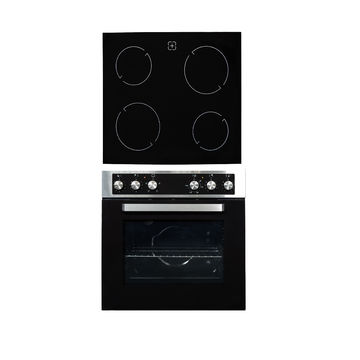 Falco 60cm Combi Oven & Ceran Hob Set, S/Steel CM6602-A1-SS03