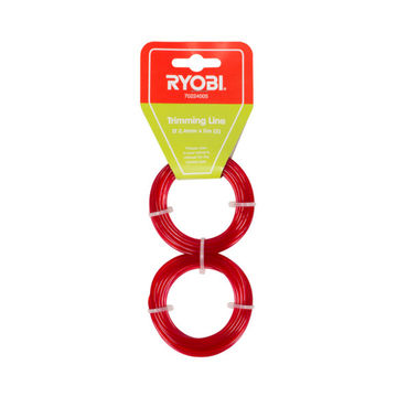 Ryobi  TRIMMING LINE 2.4MMx5M (2) TWIN PACK