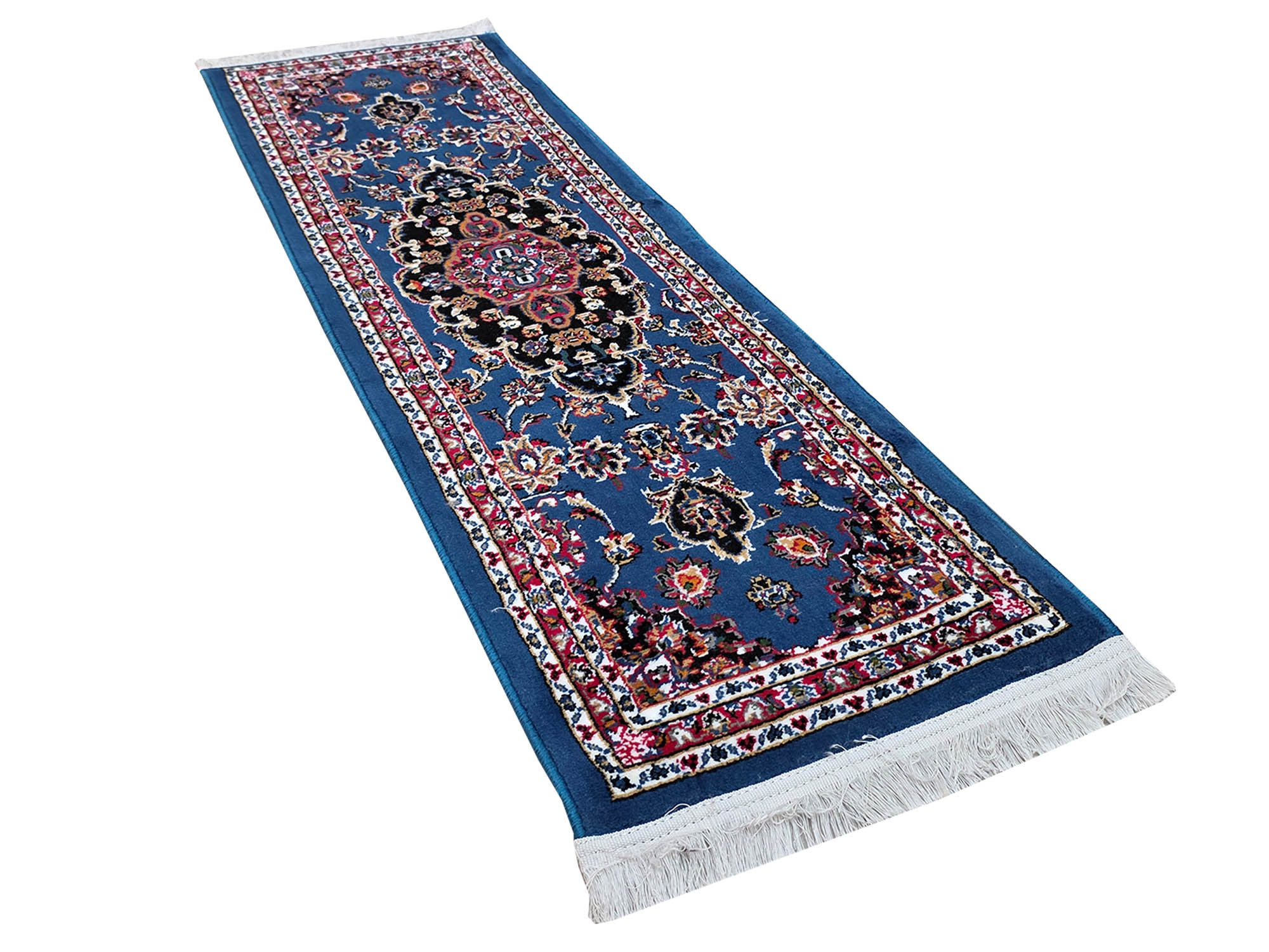 Narrow Kashan Machine Made Runner 150 x 50 CM