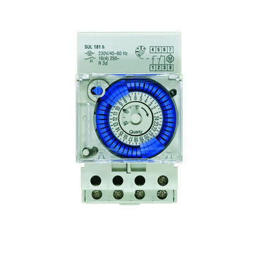 Analog swimming pool timer with 6 days backup battery