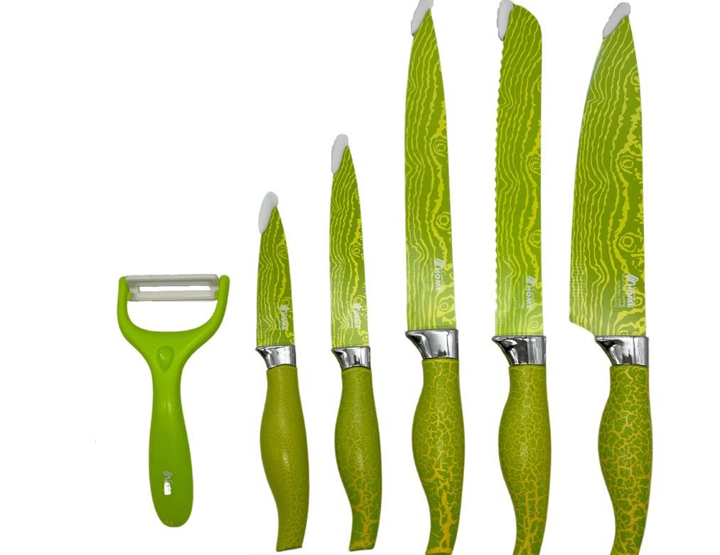 Condere Home 6 Piece Knife Set-Green