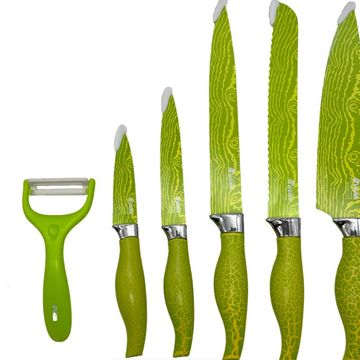 Condere Home 6 Piece Knife Set-Green