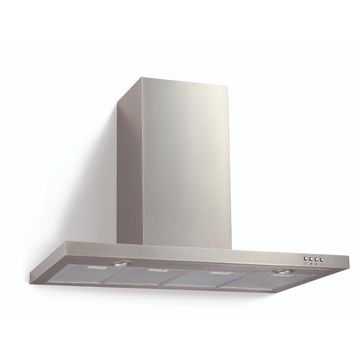 Falco 120cm  Flat Type S/Steel Chimney Extractor FAL-90-2245SG