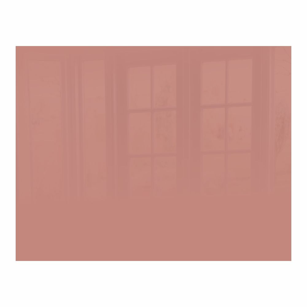 Decorative Glass Wall Tile (898 X 700 X 6mm) Rose Gold