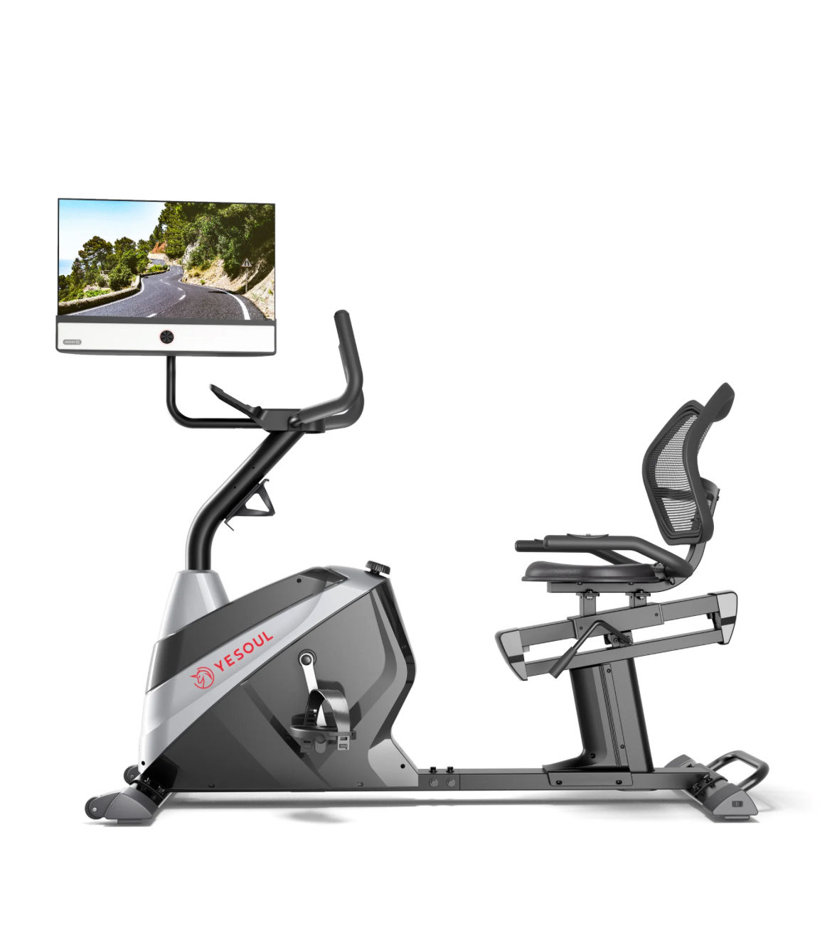 YESOUL J1 PLUS High-end Magnetic Stationary Recumbent Bike with Smart Bluetooth & App Connectivity
